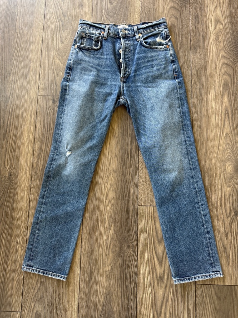 Citizens of humanity Jolene jeans 
Classic High-Rise Straight Leg Blue Jeans